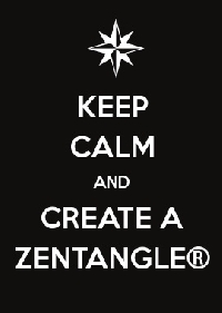 Zentangle - V ATC (international)