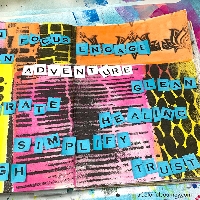 Handmade Art Journal Go Round R48