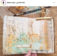Handmade Art Journal Go Round R92